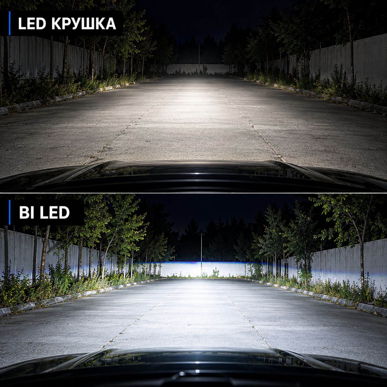 Лупи за фар Bi LED K5 55W