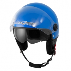 Каска за Скутер A-Pro Traffic Blue