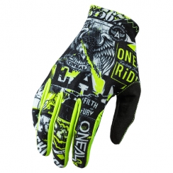 Ръкавици O'Neal Matrix Attack Black/Neon Yellow