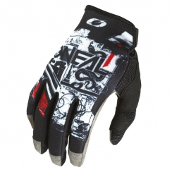 Ръкавици O'Neal Mayhem Scarz V.22 Black/White/Red