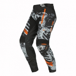 Мотокрос Брич O'Neal Mayhem Scarz V.22 Black/White/Orange