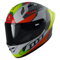 Каска за Мотор MT Kre Plus Carbon Projectile D2 Gloss Grey