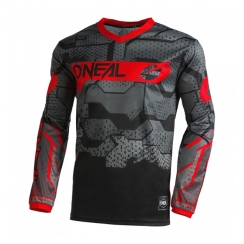 Мотокрос блуза O'Neal Element Camo V.22 Black/Red