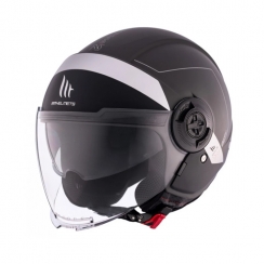 Каска За Скутер MT Viale S SV 68 Unit D2 (Matt Black/Gray)