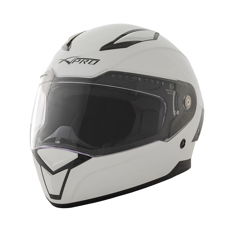 Каска за Мотор A-Pro Badge White