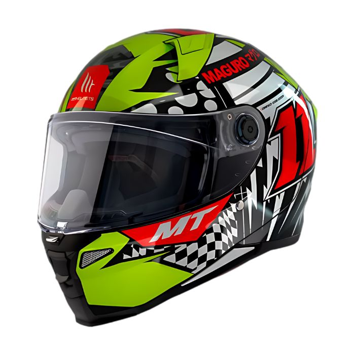 Каска за Мотор MT Revenge 2 Sergio Garcia A3 Gloss Fluo Yellow