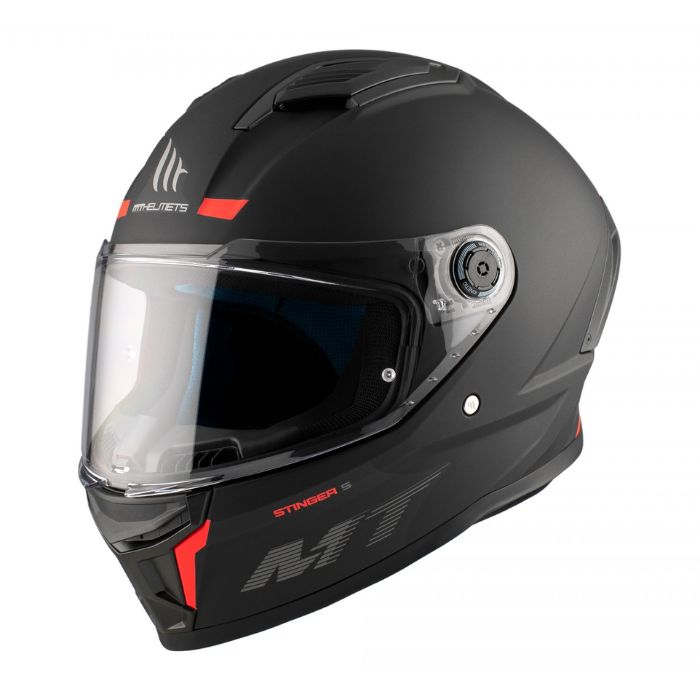 Каска за мотор MT Stinger 2 Solid Matt Black