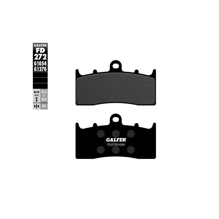 Предни мото накладки Galfer SEMI METAL FD272G1054