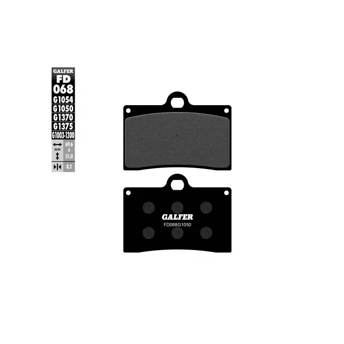 Предни мото накладки Galfer SCOOTER FD068G1050
