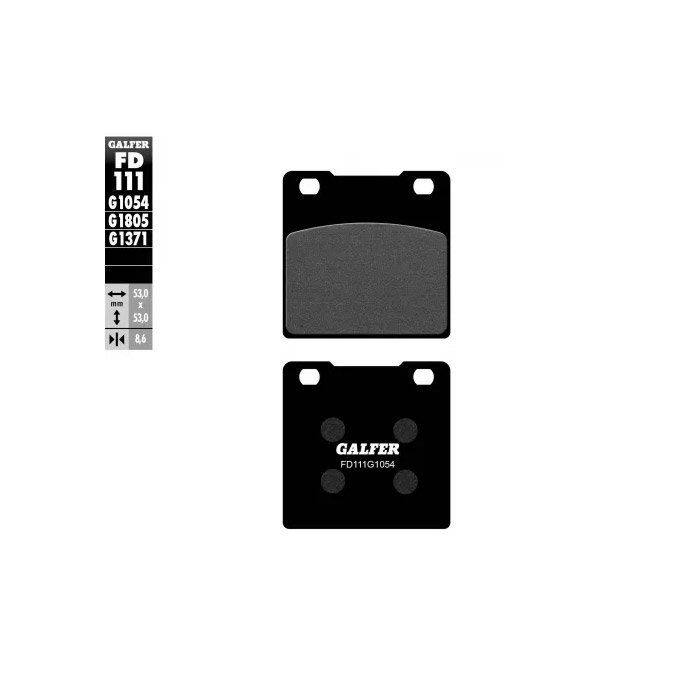 Задни мото накладки Galfer SEMI METAL FD111G1054