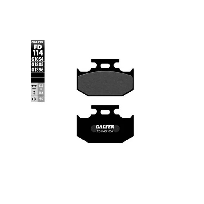 Задни мото накладки Galfer SEMI METAL FD114G1054