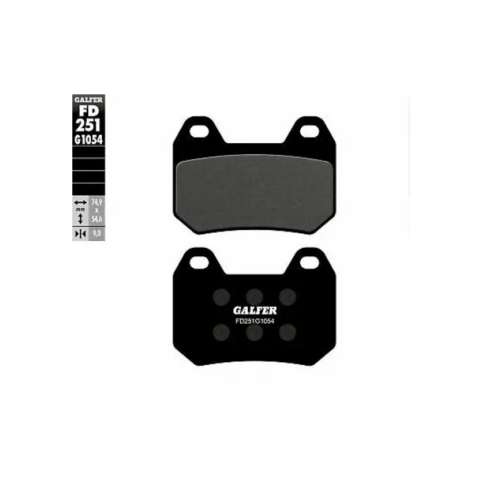 Задни мото накладки Galfer SEMI METAL FD251G1054