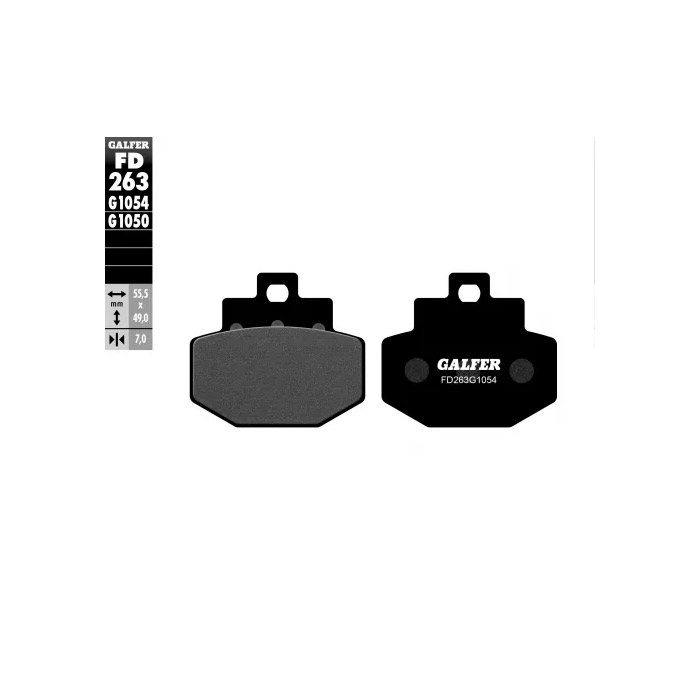 Задни мото накладки Galfer SEMI METAL FD263G1054