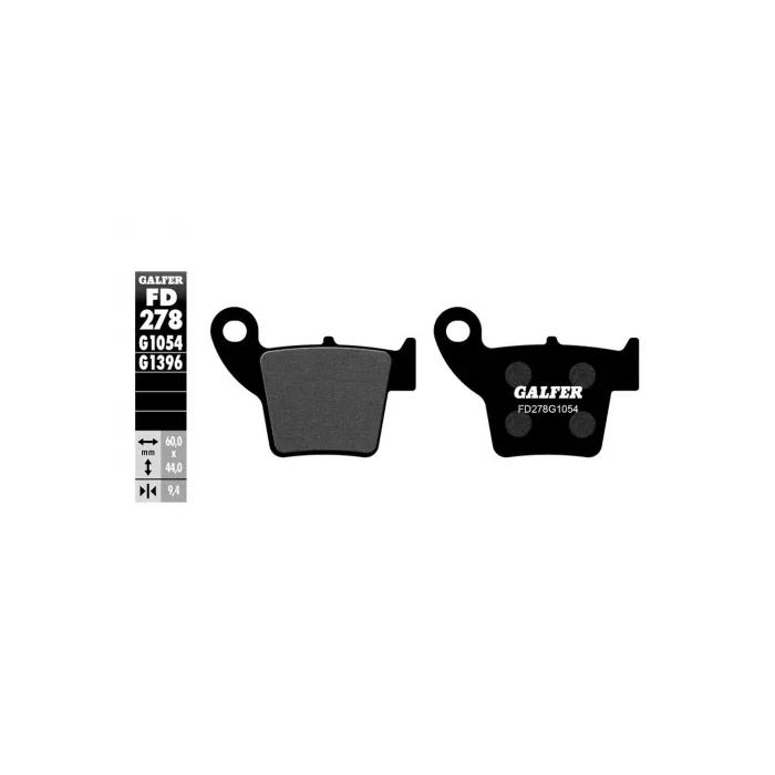 Задни мото накладки Galfer SEMI METAL FD278G1054