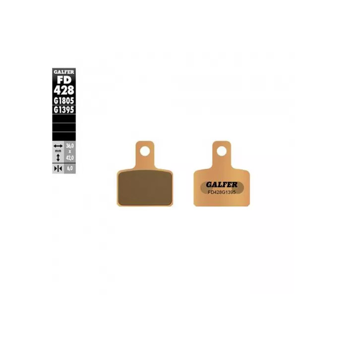 Задни мото накладки Galfer SINTERED COMPOUND FD428G1395