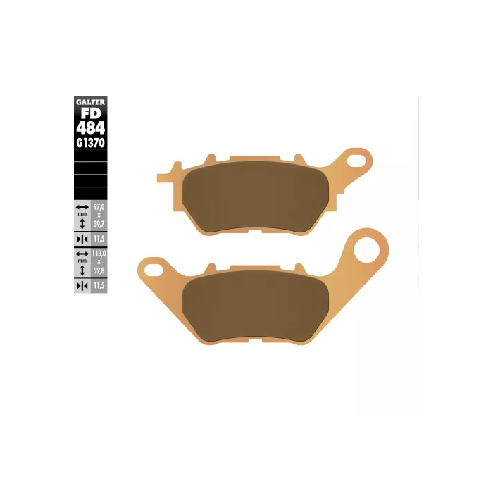 Задни мото накладки Galfer SINTERED COMPOUND FD484G1370