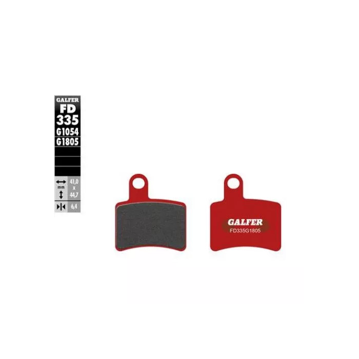 Задни мото накладки Galfer Trial Top (FD335G1805)