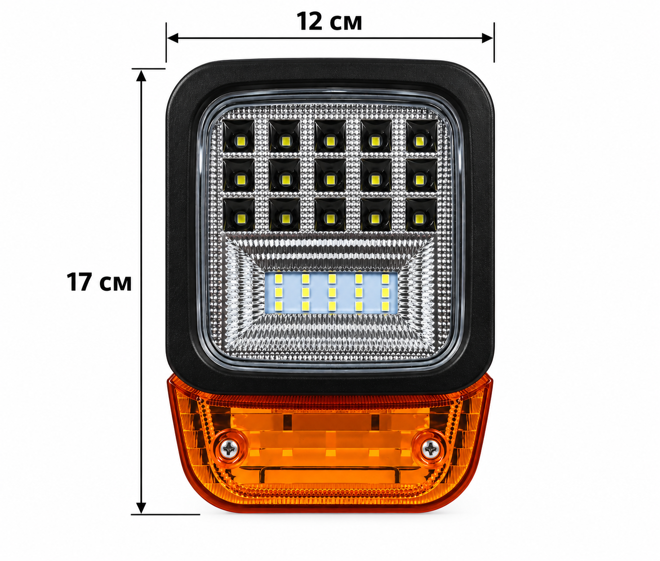 Фар с мигач 12-80V