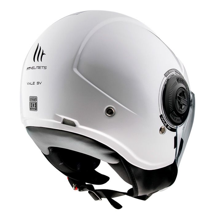 Каска за Скутер MT Viale S Solid A0 Gloss White