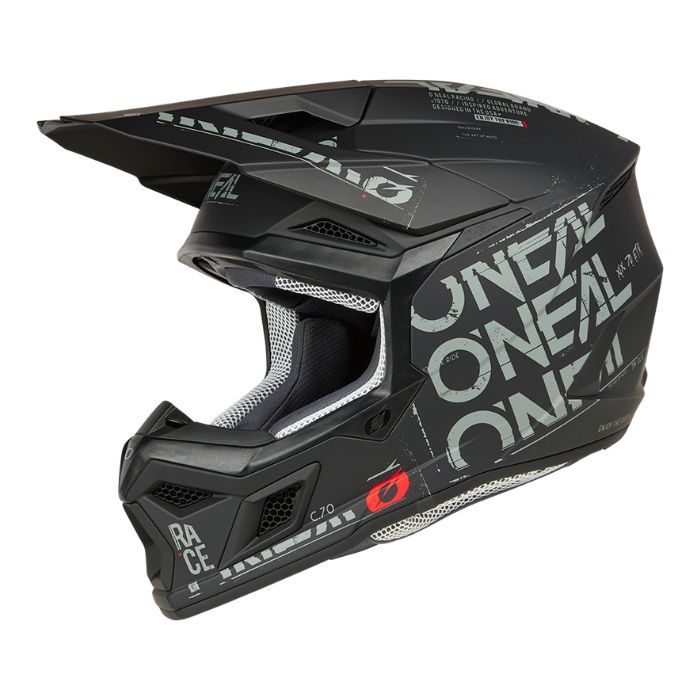Мотокрос Каска O'Neal 3Series Static Black/Gray V.25