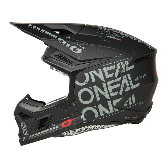 Мотокрос Каска O'Neal 3Series Static Black/Gray V.25